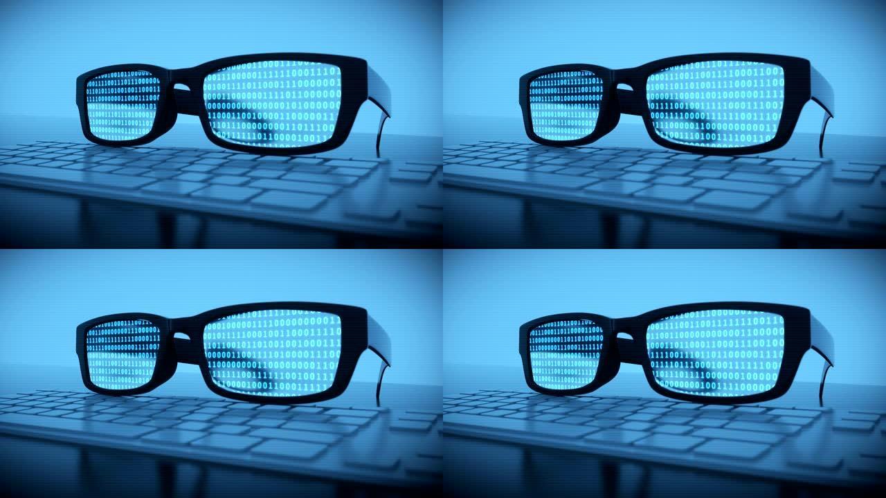 眼镜-二进制代码