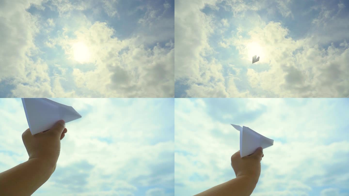 放飞希望—纸飞机