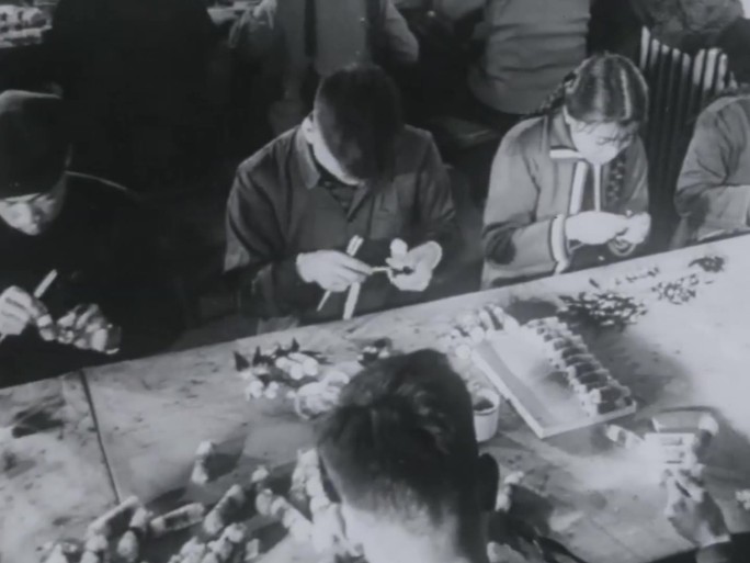 北京绒花 绒鸟制作 传统手工艺 老视频