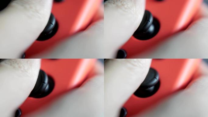 控制游戏控制器上模拟棒的拇指宏镜头