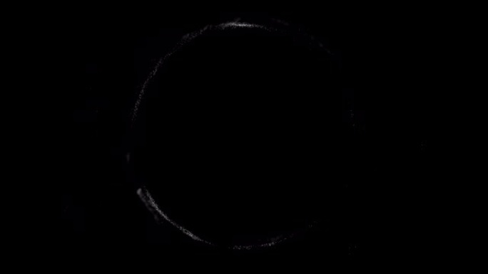 圆圈背景黑白循环股票视频