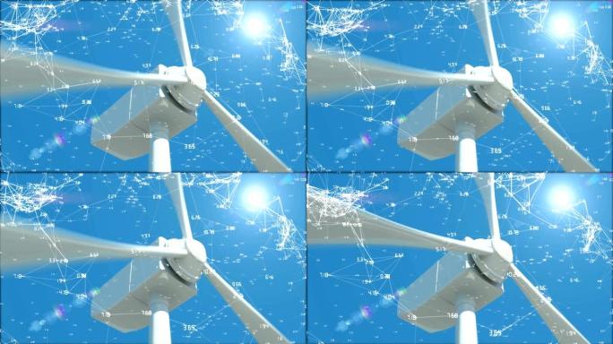 风力涡轮机和不对称线路