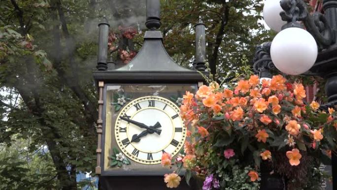 温哥华的蒸汽钟。