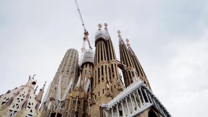 巴塞罗那高迪建筑寺庙Expiatori de la Sagrada Fam lia