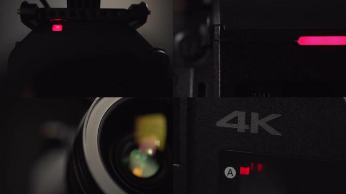 电影蒙太奇: 4k电影相机特写