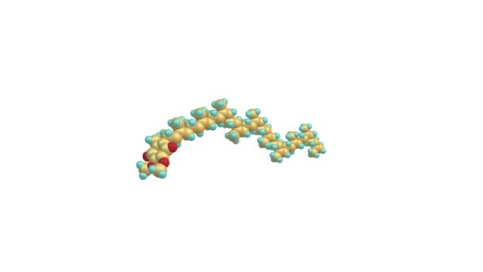 旋转泛醌分子结构视频