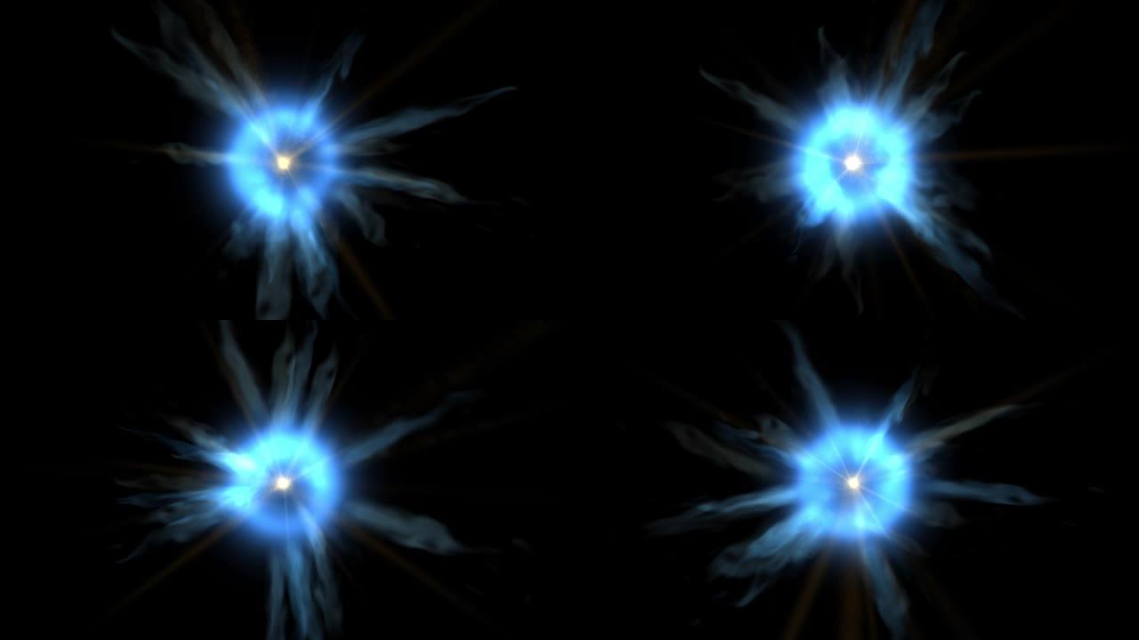 模仿等离子能量的4k动画背景