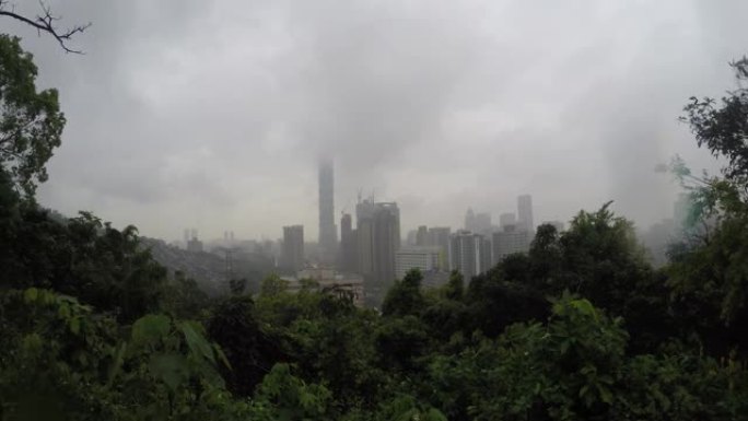 下雨天，台北从象山4k