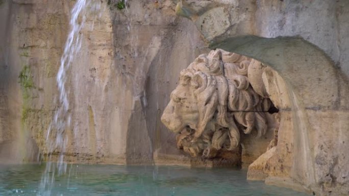 罗马四河喷泉 (Fontana dei Quattro Fiumi) 的细节