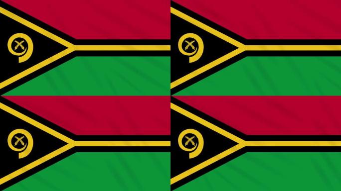 瓦纳图旗飘扬布，背景环