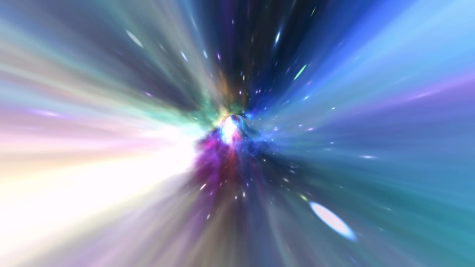 宇宙穿梭虫洞星际穿越时空隧道循环视频