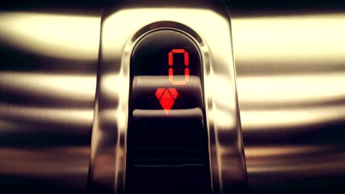 红色led从二楼上升到一楼的电梯数量，商业和技术的详细信息