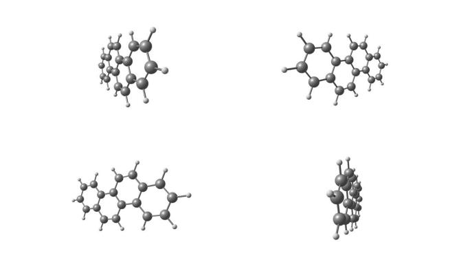 旋转屈原分子结构视频