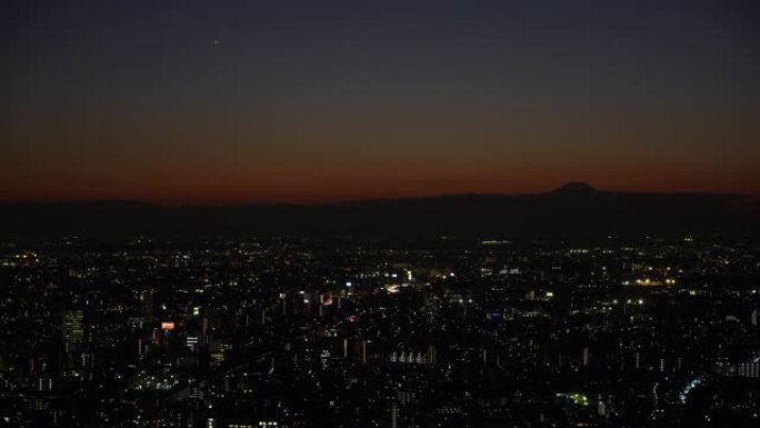 东京夜景。