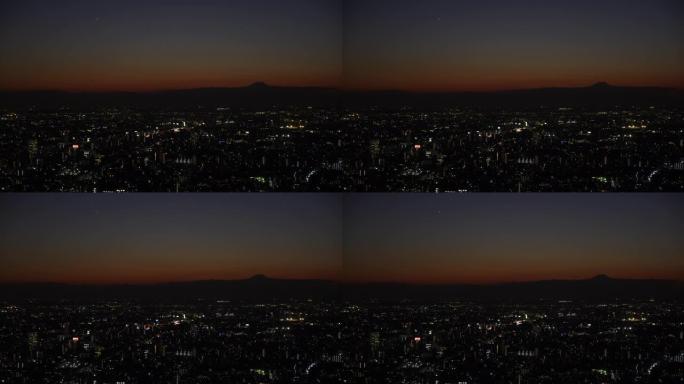 东京夜景。