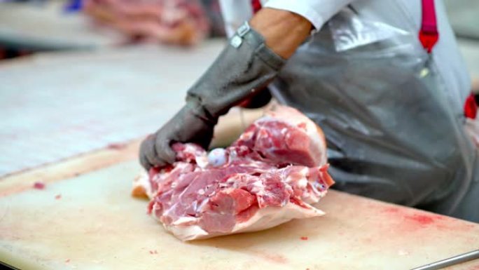 肉制品厂生切屠宰牛肉猪肉