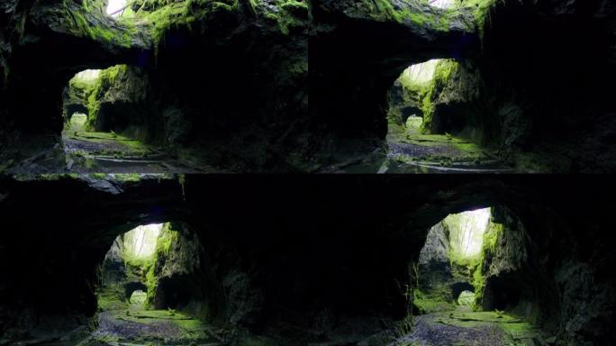 美丽的天然洞穴多莉