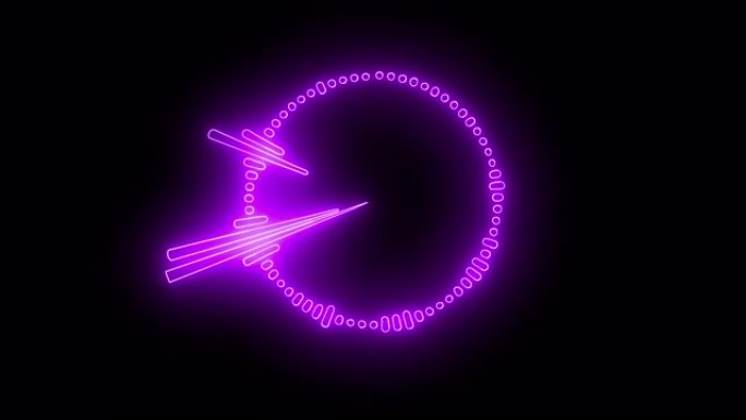 舞会紫色霓虹灯音量音频循环