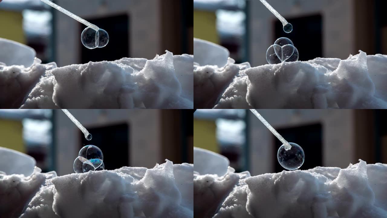 制造一个破裂的巨大泡沫