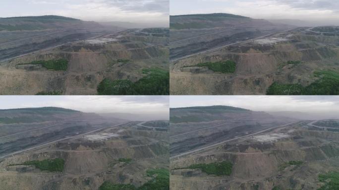 煤矿谷航拍视频