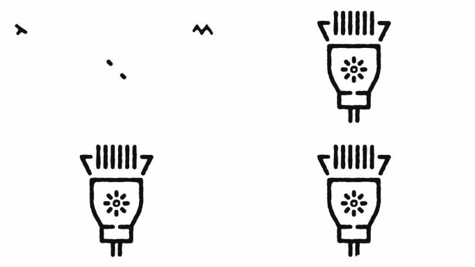 零售结帐图标动画素材和阿尔法频道