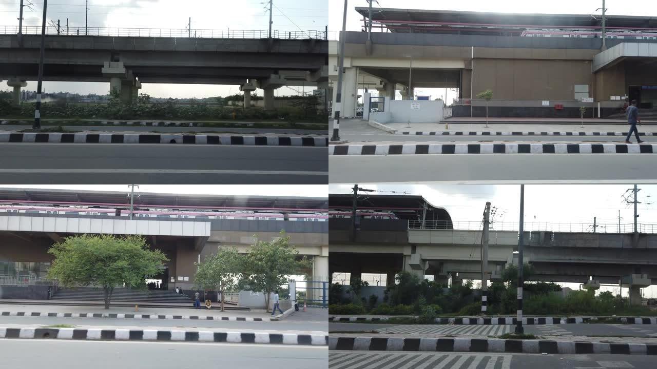 印度首都德里的交通基础设施