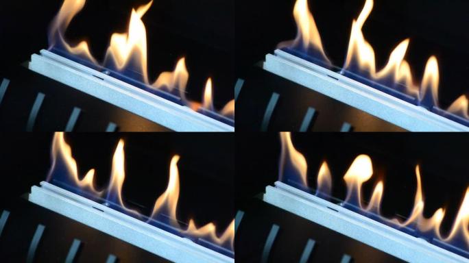 乙醇气体上的现代生物火场壁炉
