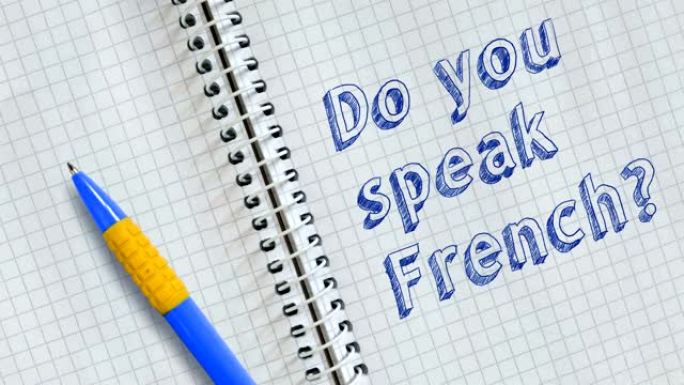 你会说法语吗？