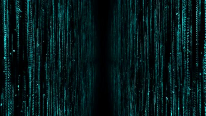 数字为0和1的两个矩阵墙数字代码背景的计算机世界