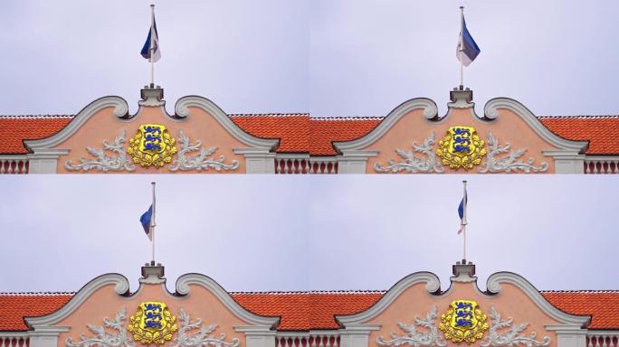 爱沙尼亚的议会大厦。Toompea城堡。