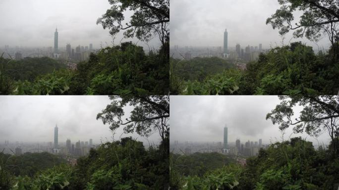 下雨天，台北从象山4k