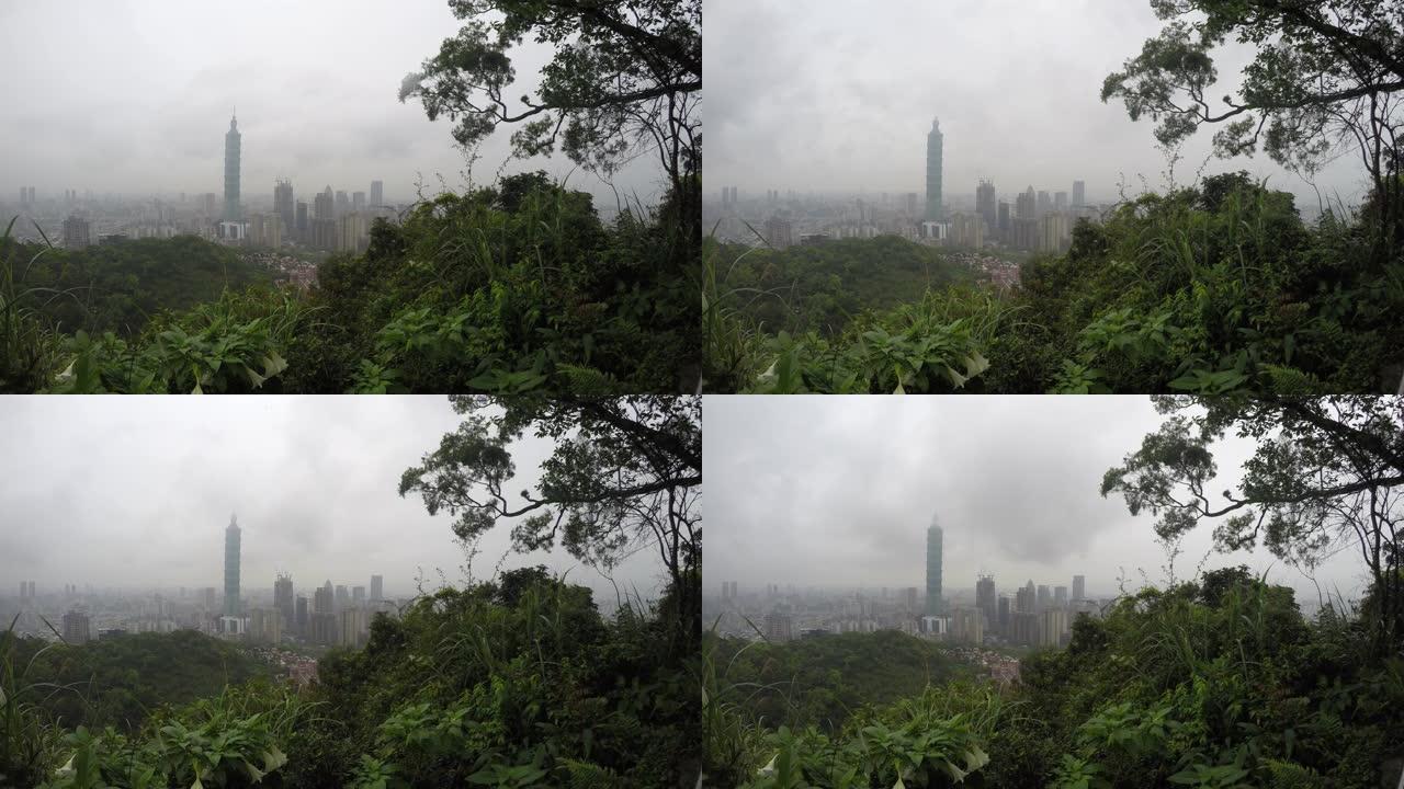 下雨天，台北从象山4k