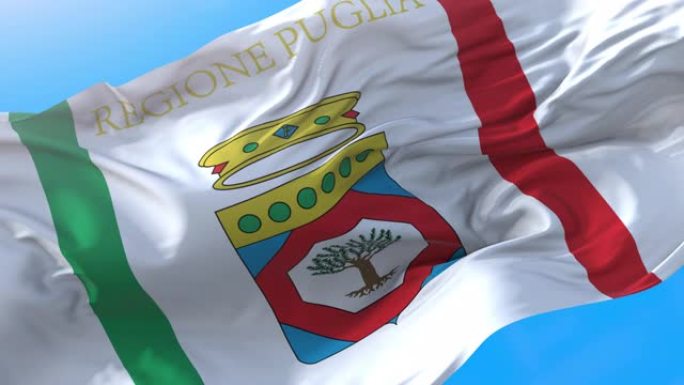 意大利阿普利亚地区，挥舞着4K旗帜。