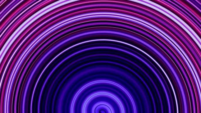 发光拱形霓虹紫色弯曲闪闪发光的线条