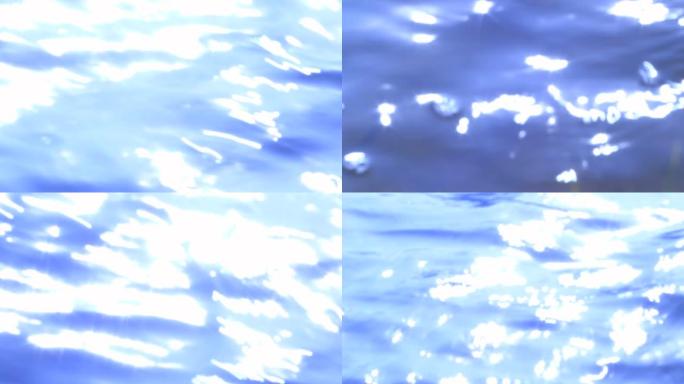 艺术抽象蓝色运动光泄漏视频