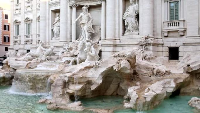 罗马的特雷维喷泉。