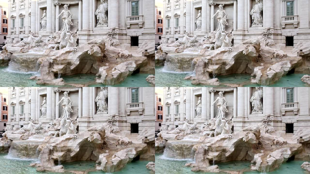 罗马的特雷维喷泉。