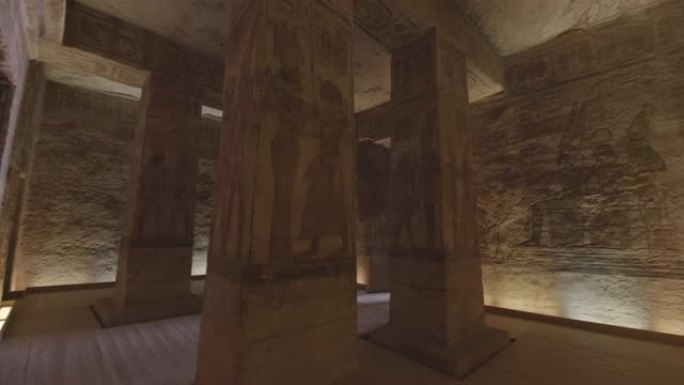 象形文字，阿布辛贝神庙，阿斯旺，埃及