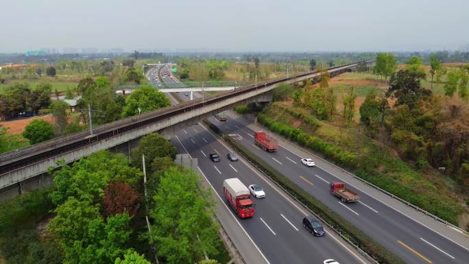 成都道路 地铁轨道