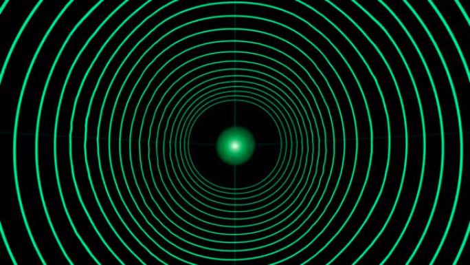 带有蓝色灯光和线条的抽象未来深度学习背景