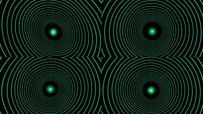 带有蓝色灯光和线条的抽象未来深度学习背景