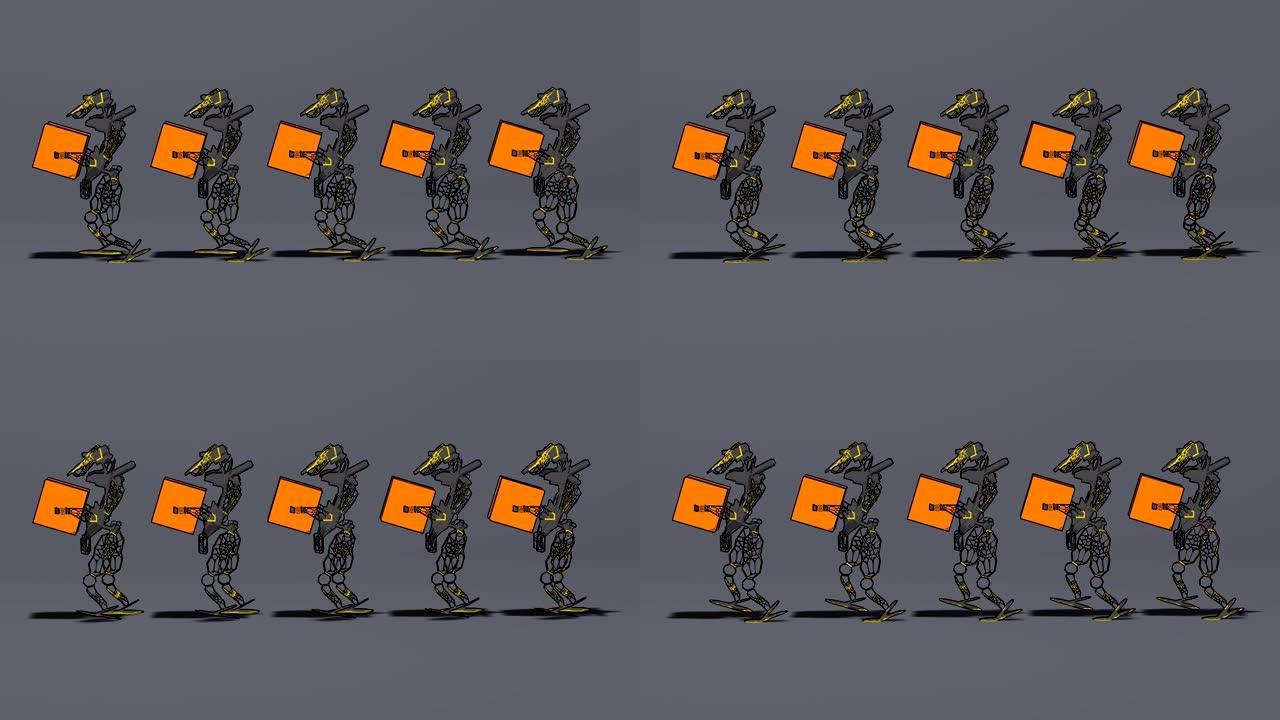 4k机器人-3D动画