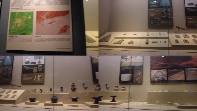 博物馆展示的古代文物