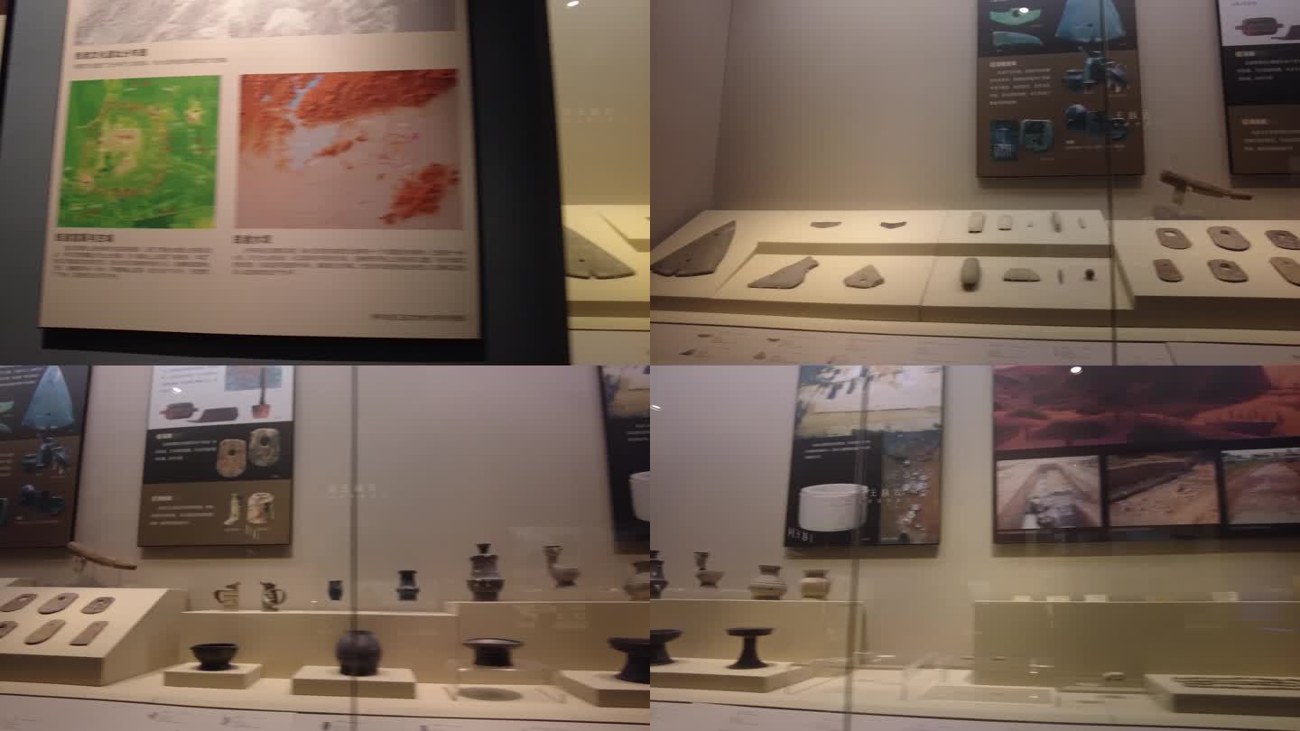 博物馆展示的古代文物