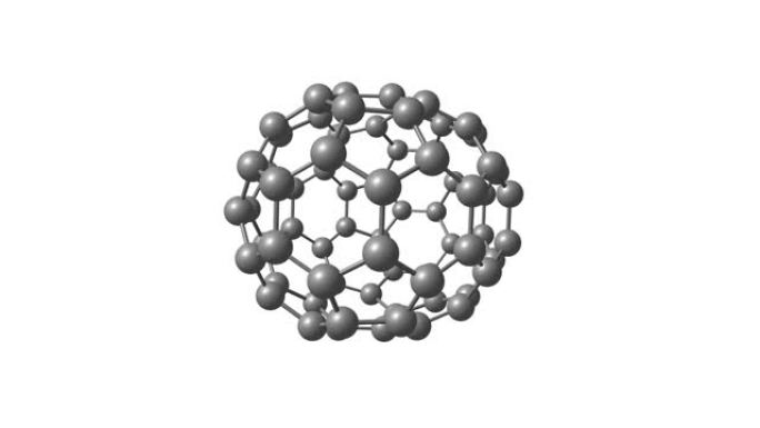富勒烯C70分子分离旋转