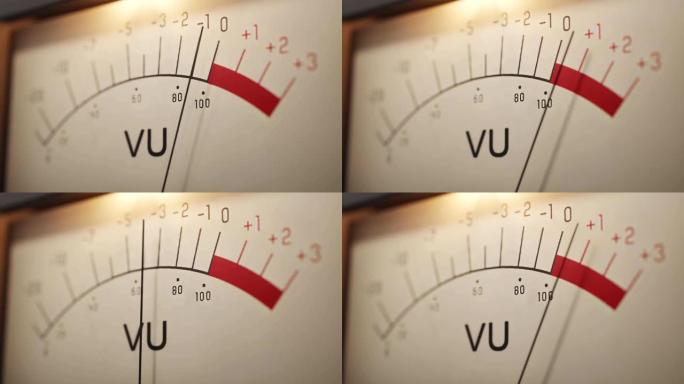 模拟VU测量仪测量声音的音量