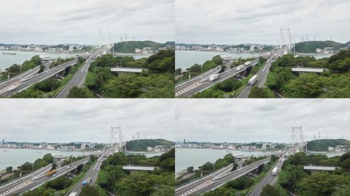 日本关门大桥的时间流逝