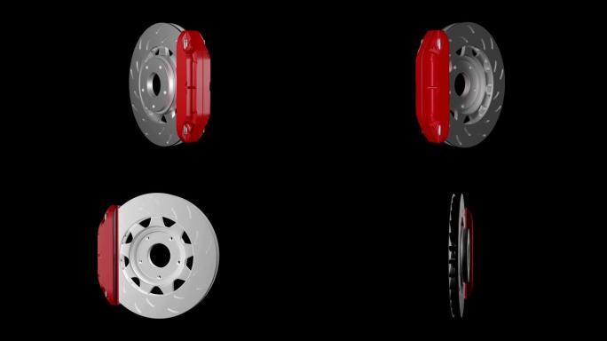 制动盘的三维模型