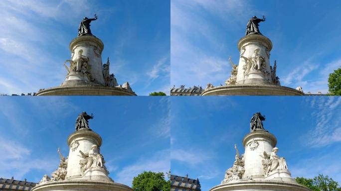 法国著名纪念碑广场的过度失传。共和国广场 (Place de la r é publique) 是巴