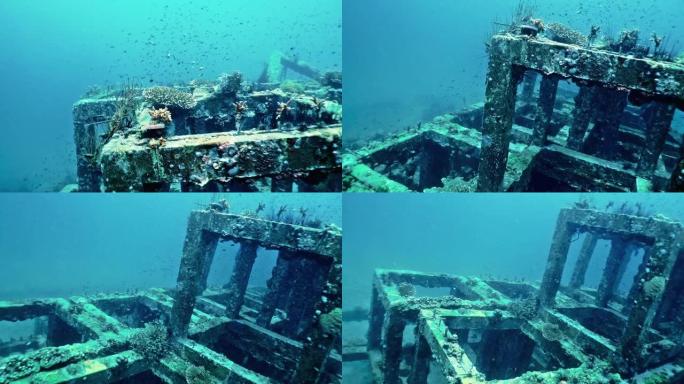 水下混凝土结构创新生态旅游珊瑚礁苗圃保护工程